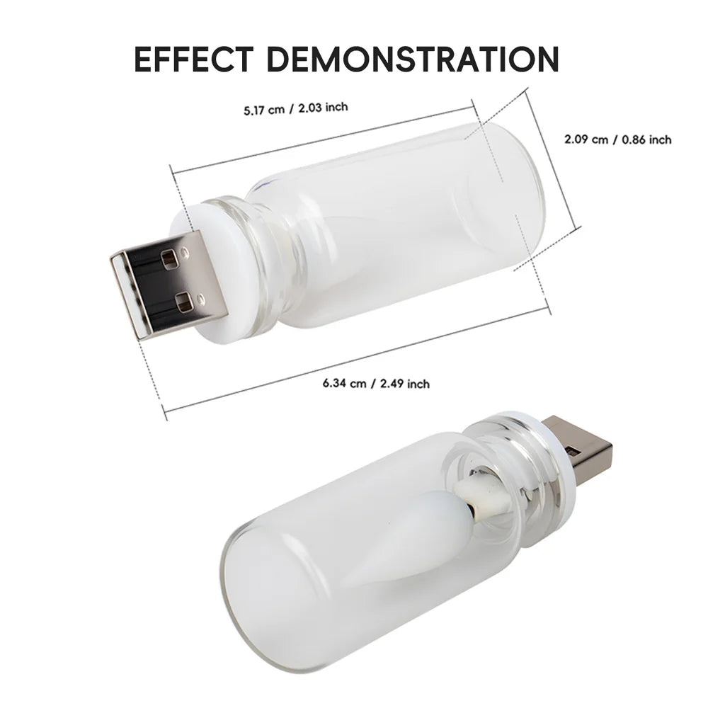 5V USB Touch Dimmable LED Filament Atmosphere Lamp