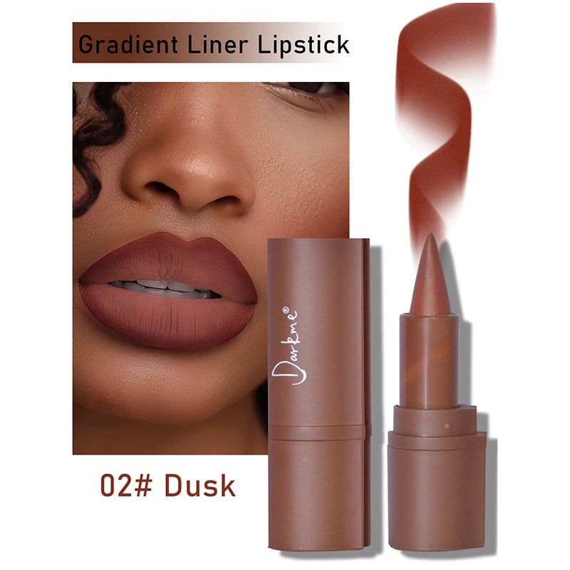 Matte Velvet Lip Liner Crayon for Long-Lasting Defined Lips