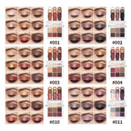 9-Color Eyeshadow Palette with Makeup Brush