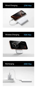 10000mAh Magnetic Wireless Power Bank for Phone and Watch