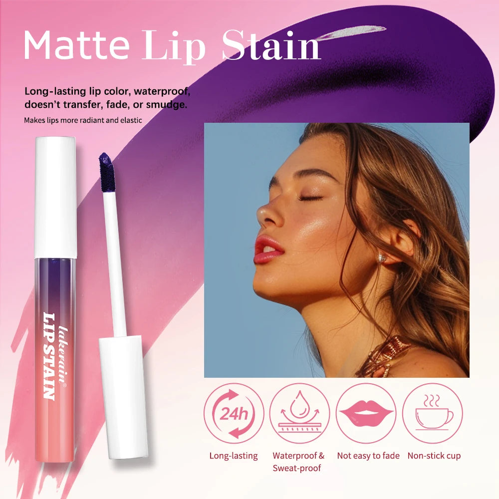 Waterproof Peel-Off Lip Stain for Long-Lasting Color