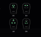 65W GaN Universal Travel Adapter with 2 USB-C and 1 USB-A Ports