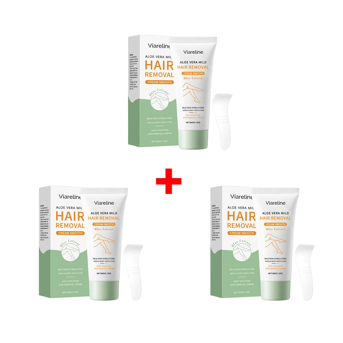 Aloe Vera Painless Hair Removal Cream for Whole Body