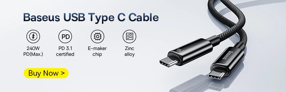 100W Fast Charging Retractable USB-C Cable