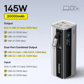 145W Fast Charging Portable Power Bank 20800mAh