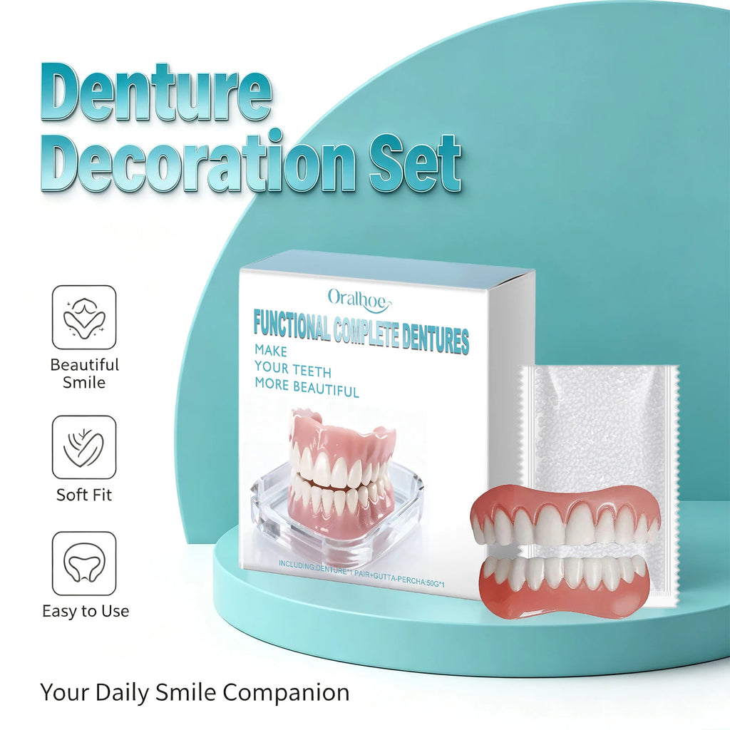 Cosmetic Denture Set for Instant Smile Enhancement