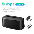 Dual Bay Hard Drive Docking Station for 2.5/3.5 Inch SATA SSD HDD