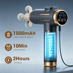 Portable Percussion Massage Gun for Deep Tissue Muscle Recovery