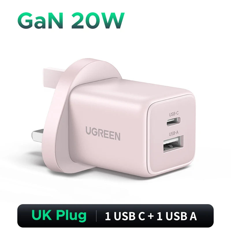 45W GaN Fast Wall Charger with Triple USB-C and USB-A Ports - 23