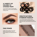 Two-Color Eyebrow Powder Duo for Natural Brows and Contouring