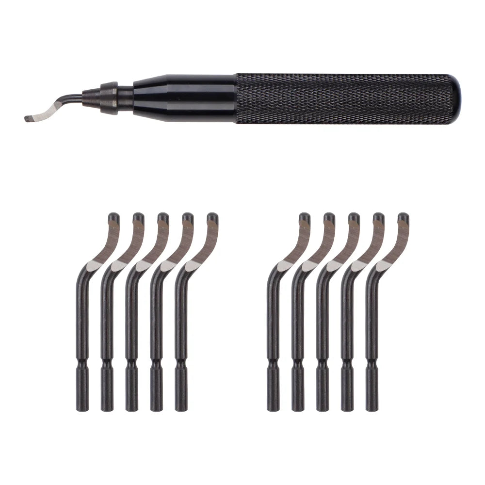 Rotary Deburring Tool with HSS Blades for Metal and Plastic