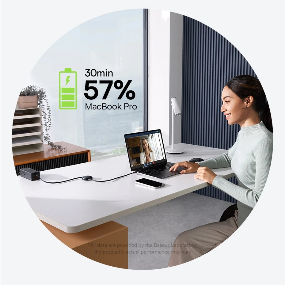 60W Retractable USB-C Fast Charging Cable - 14