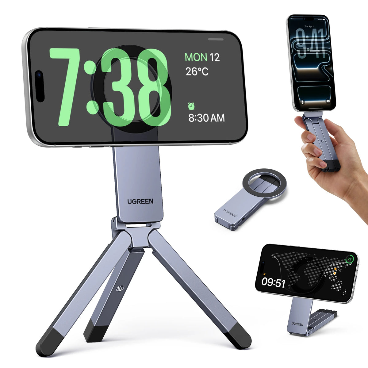 Magnetic Tripod Stand for Smartphones with MagSafe