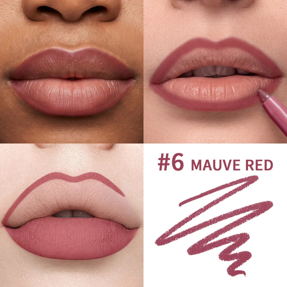 Waterproof Matte Lip Liner Pencil for Long-Lasting Contouring - 3