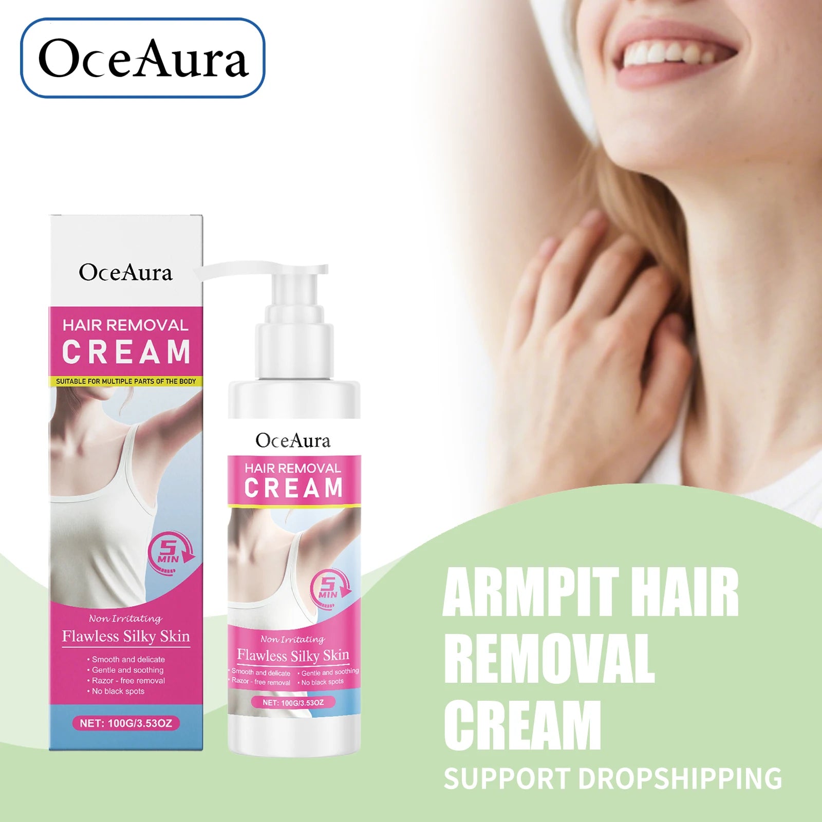 Painless Full Body Hair Removal Cream - 1