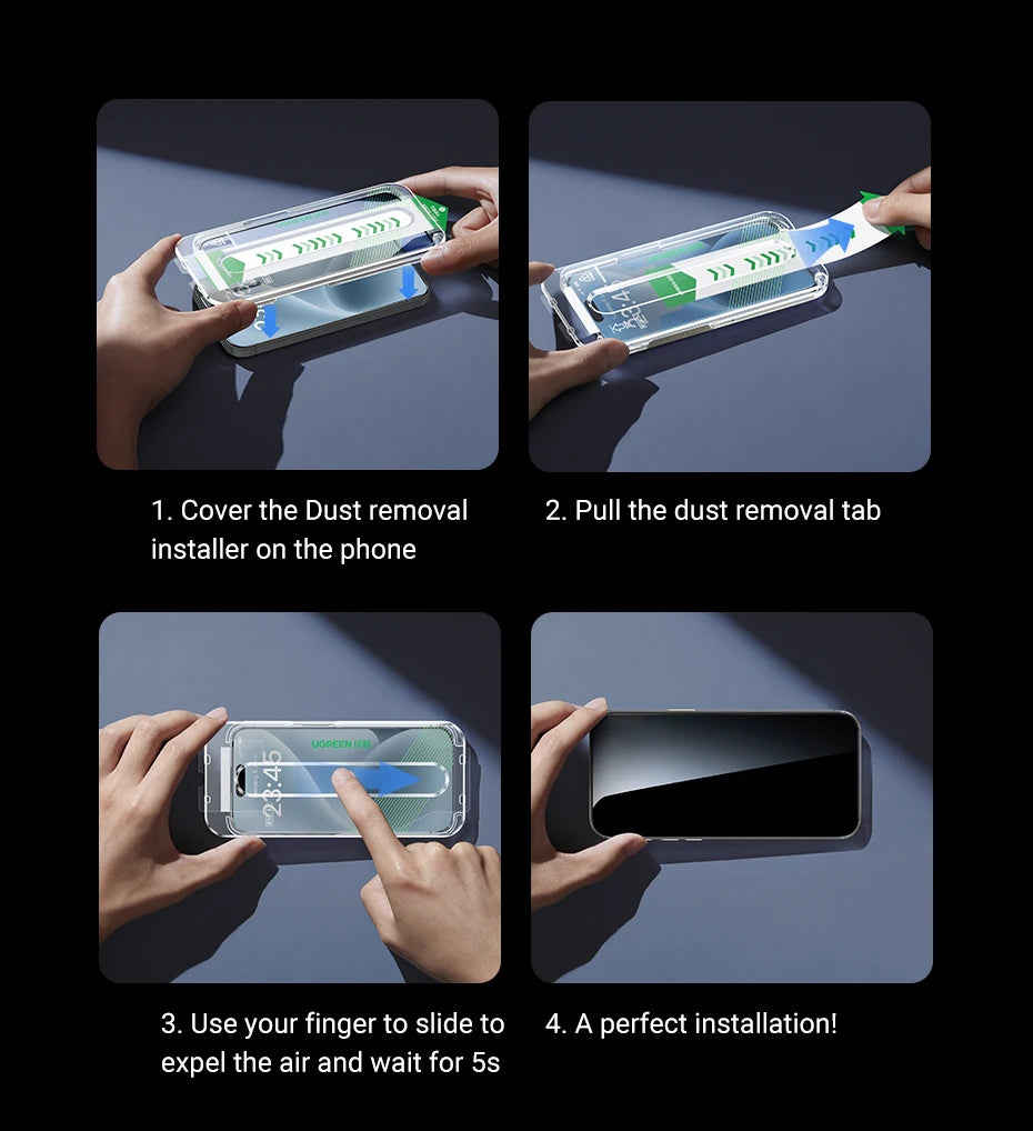 9D Full Coverage Tempered Glass Screen Protector for iPhone 17 Series