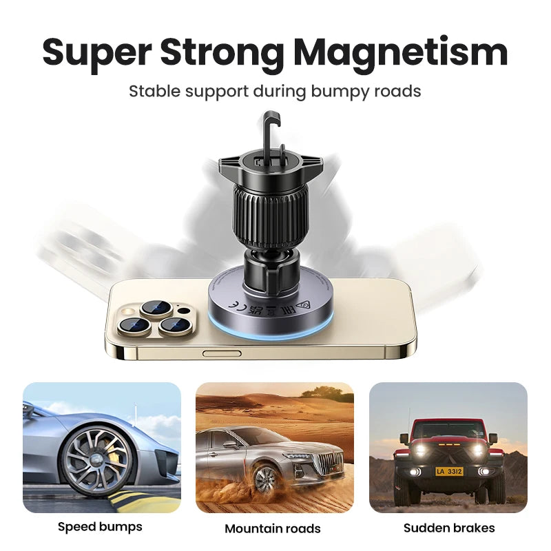 Magnetic Wireless Car Charger for iPhone