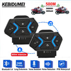 Bluetooth 5.4 Motorcycle Helmet Intercom Headset
