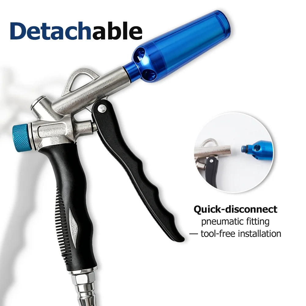 3-in-1 Adjustable High-Flow Pneumatic Air Blow Gun