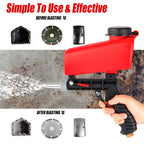 Portable 90PSI Pneumatic Gravity Feed Sandblasting Gun