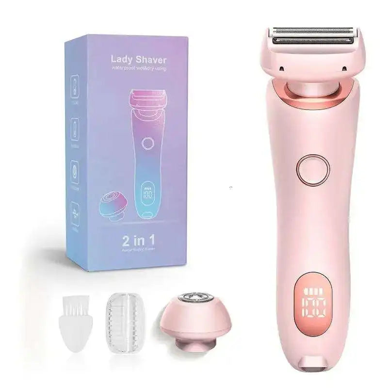2-in-1 Electric Shaver for Women Wet and Dry Hair Remover - 12