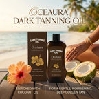 Coconut Oil Dark Tanning Oil for Deep Bronze Glow