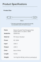 100W USB-C Fast Charging and Data Cable