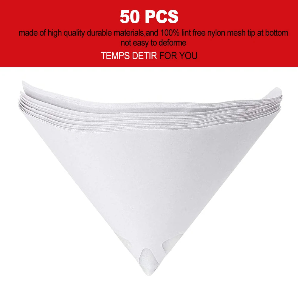 Disposable Conical Paint Strainer Funnels for Spray Guns