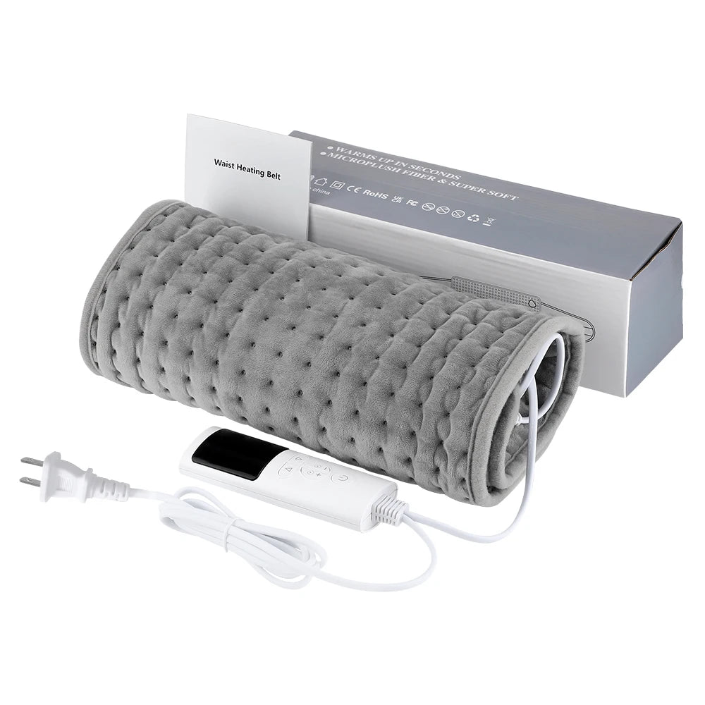 Electric Heating Pad with Waist Belt for Pain Relief and Warmth - 16