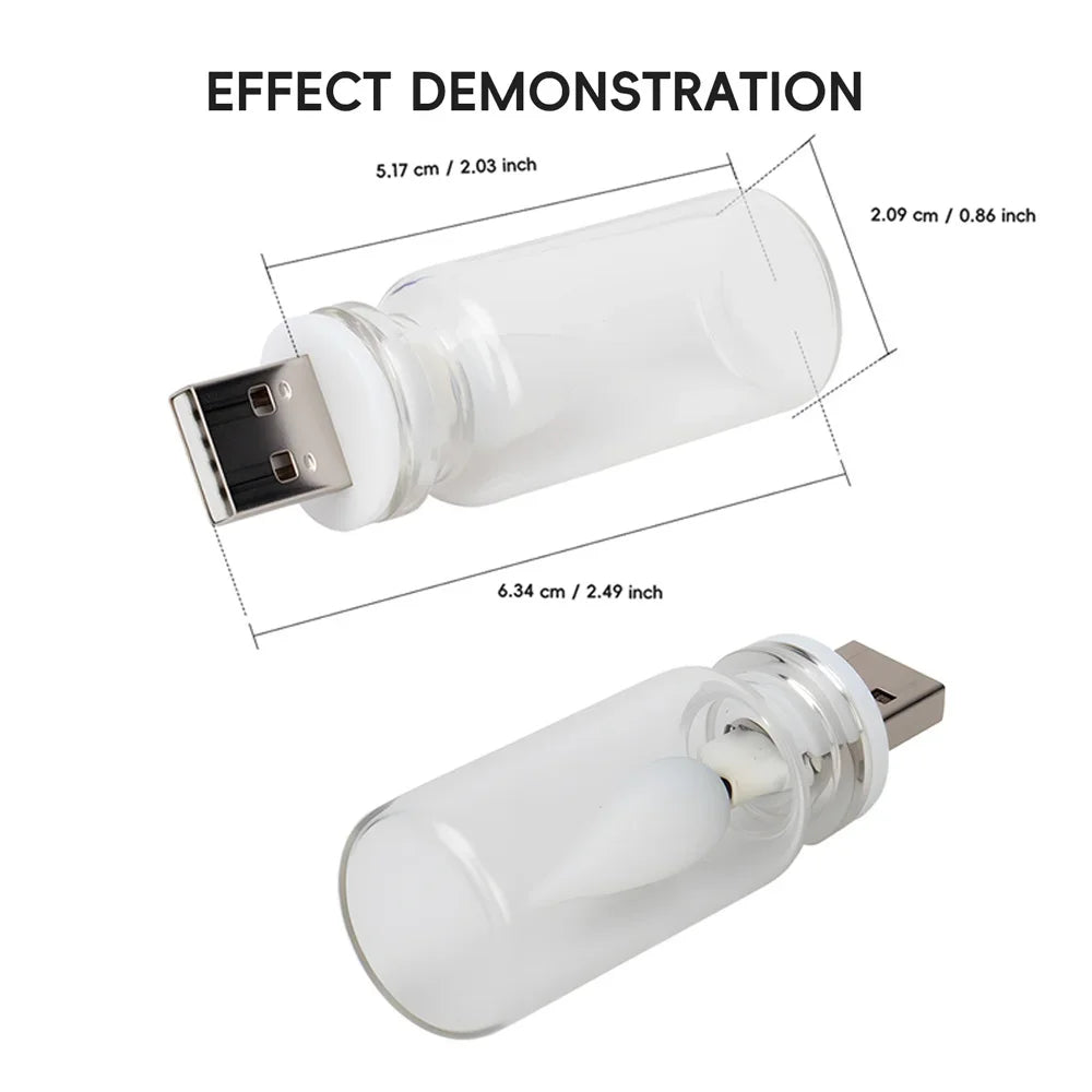 5V USB Touch Dimmable LED Filament Atmosphere Lamp