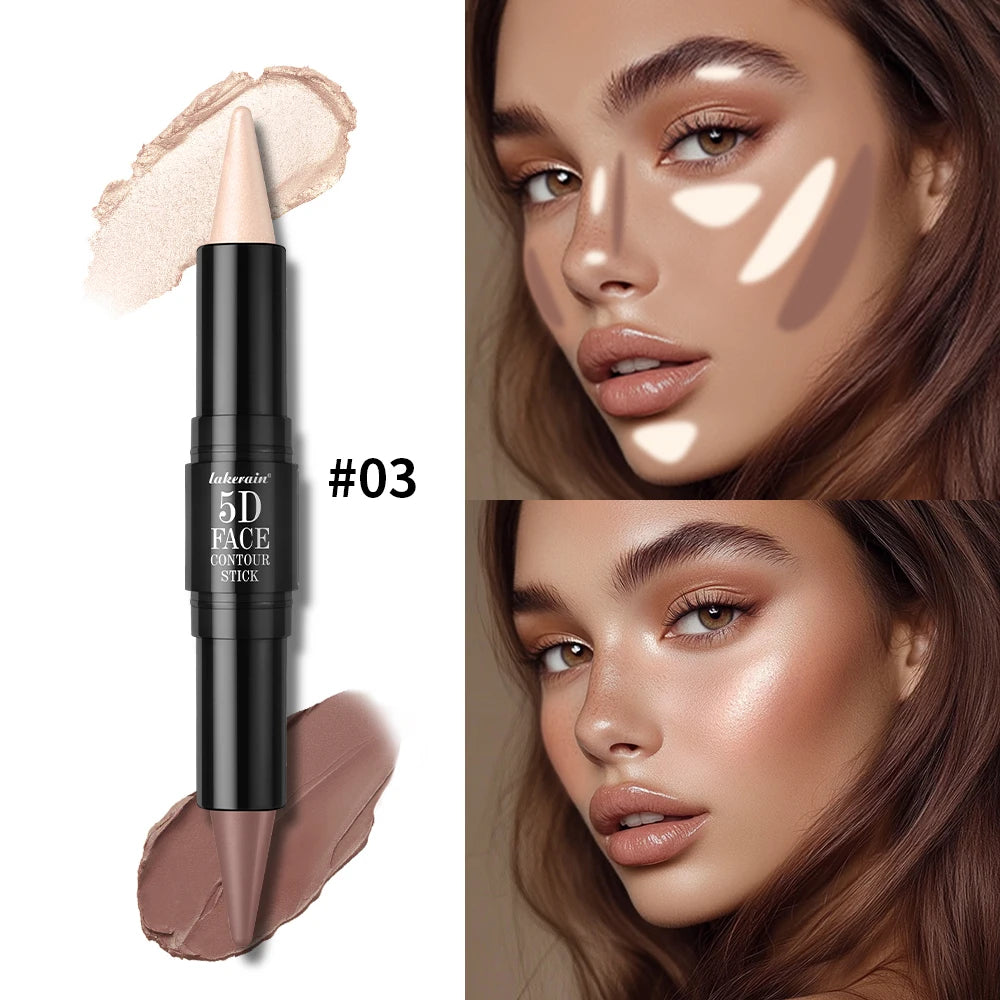 Dual-Ended Contour and Highlighter Stick