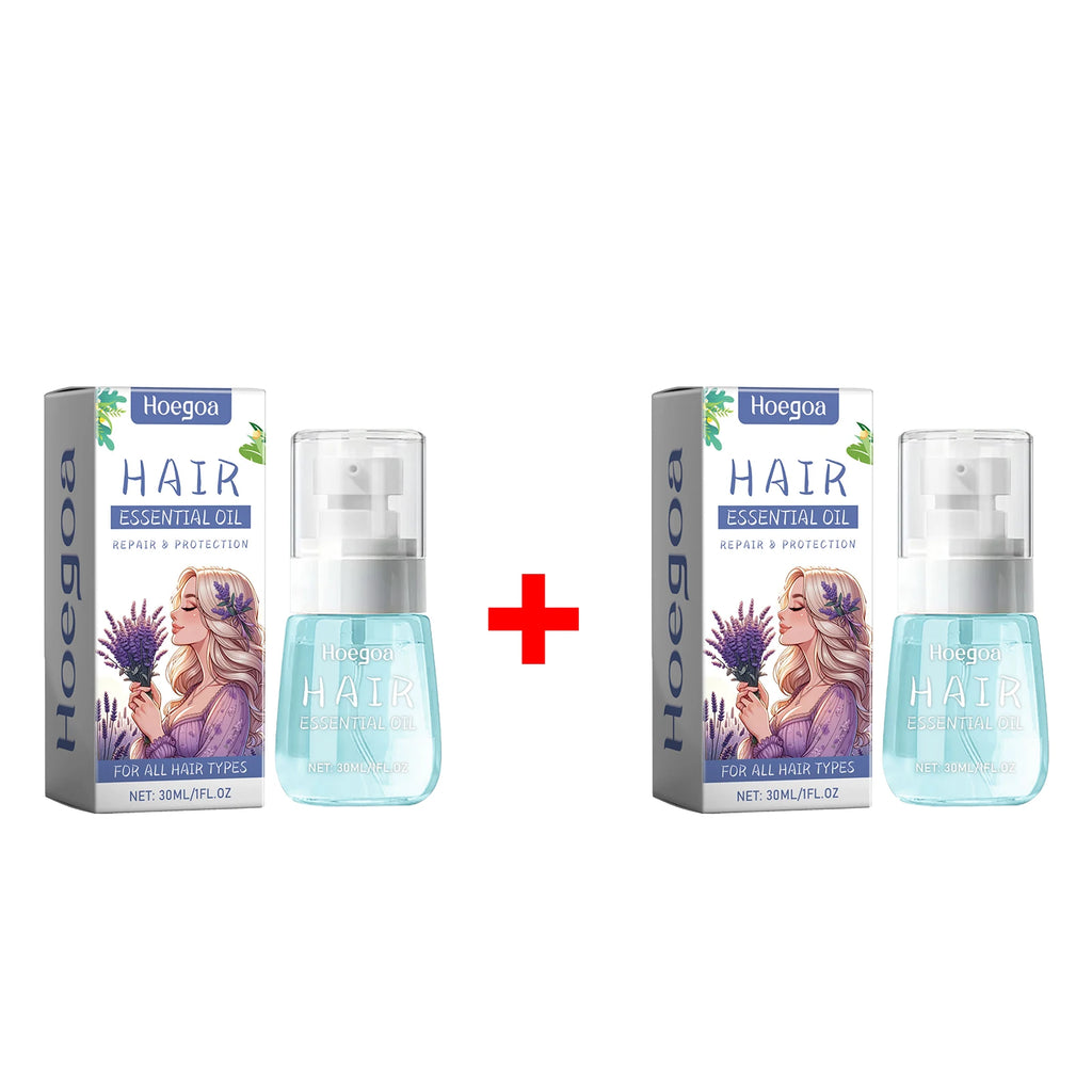 Lavender Essential Oil for Hair Repair and Frizz Control