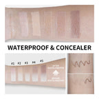Color-Changing Foundation Stick with Built-in Blending Brush
