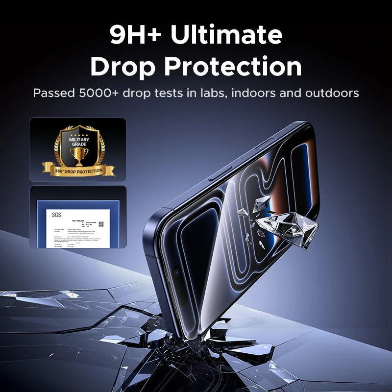 Auto-Installation Tempered Glass Screen Protector for iPhone Series