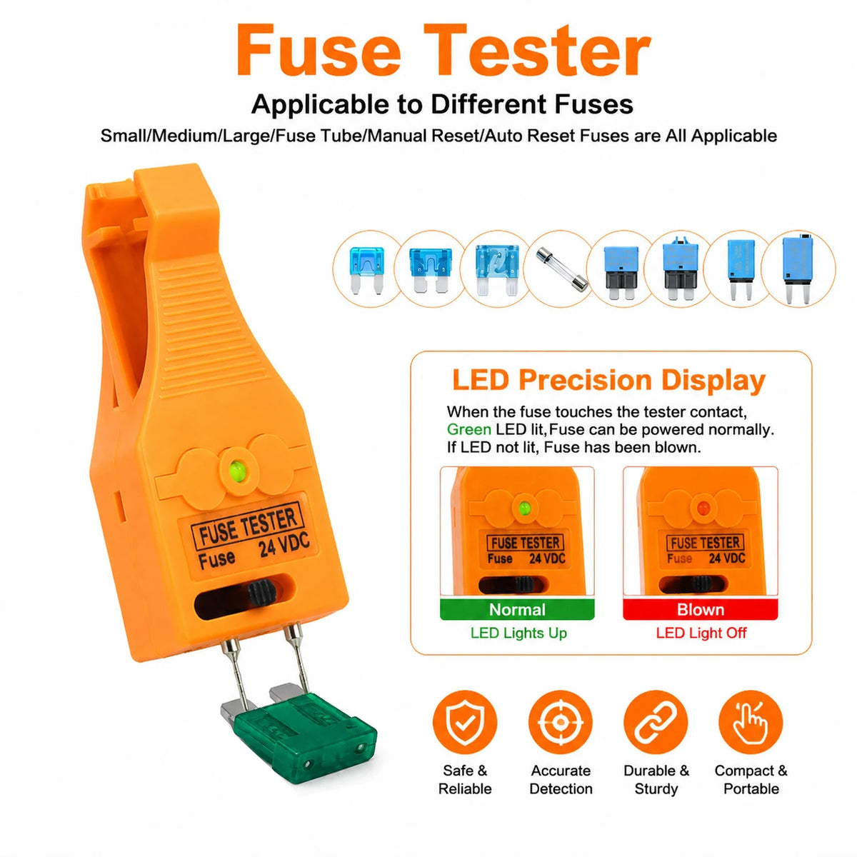 Automotive Blade Fuse Tester and Puller Tool