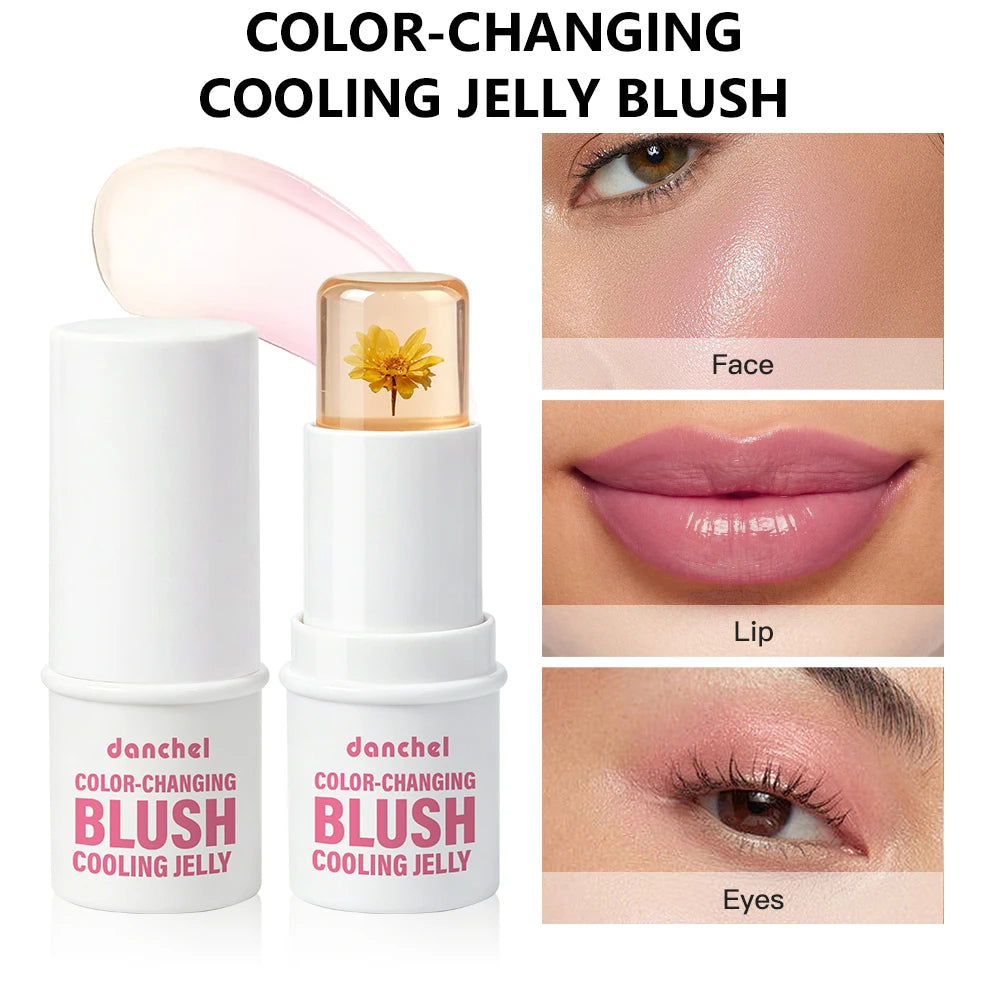 pH Adaptive Color-Changing Jelly Blush for Lips, Cheeks and Eyes