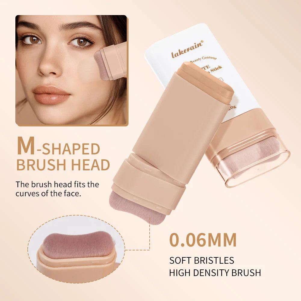 Matte Foundation Stick with Built-in Brush