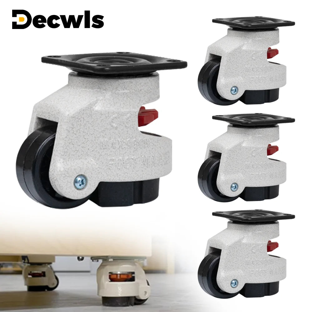 GD-40F Retractable Leveling Casters for Workbenches - 1