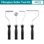 Fiberglass Bubble Laminating Roller Tool Set for Resin Work
