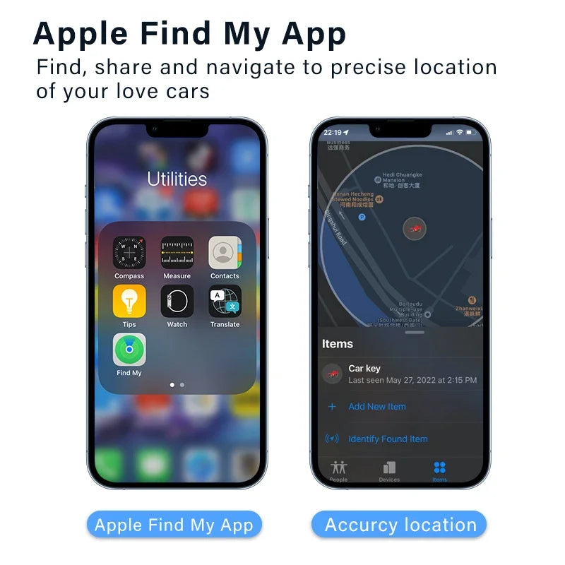 OBD GPS Real-Time Vehicle Tracker for Apple Find My - 3