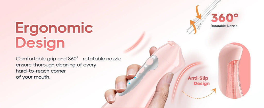 Portable Rechargeable Oral Irrigator Water Flosser