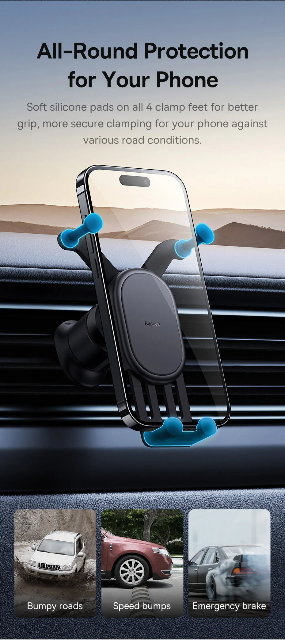 Gravity Air Vent Car Phone Mount