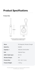 Magnetic Wireless Charger for Apple Watch