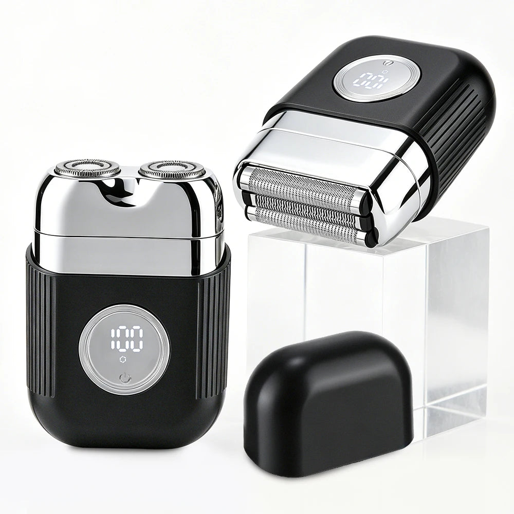 Portable Electric Foil Shaver for Men Wet and Dry Use - 7
