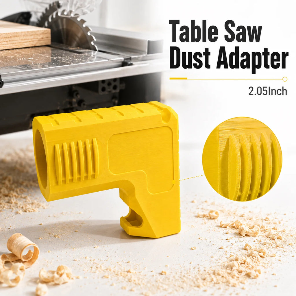 2.05-Inch Table Saw Dust Collection Adapter