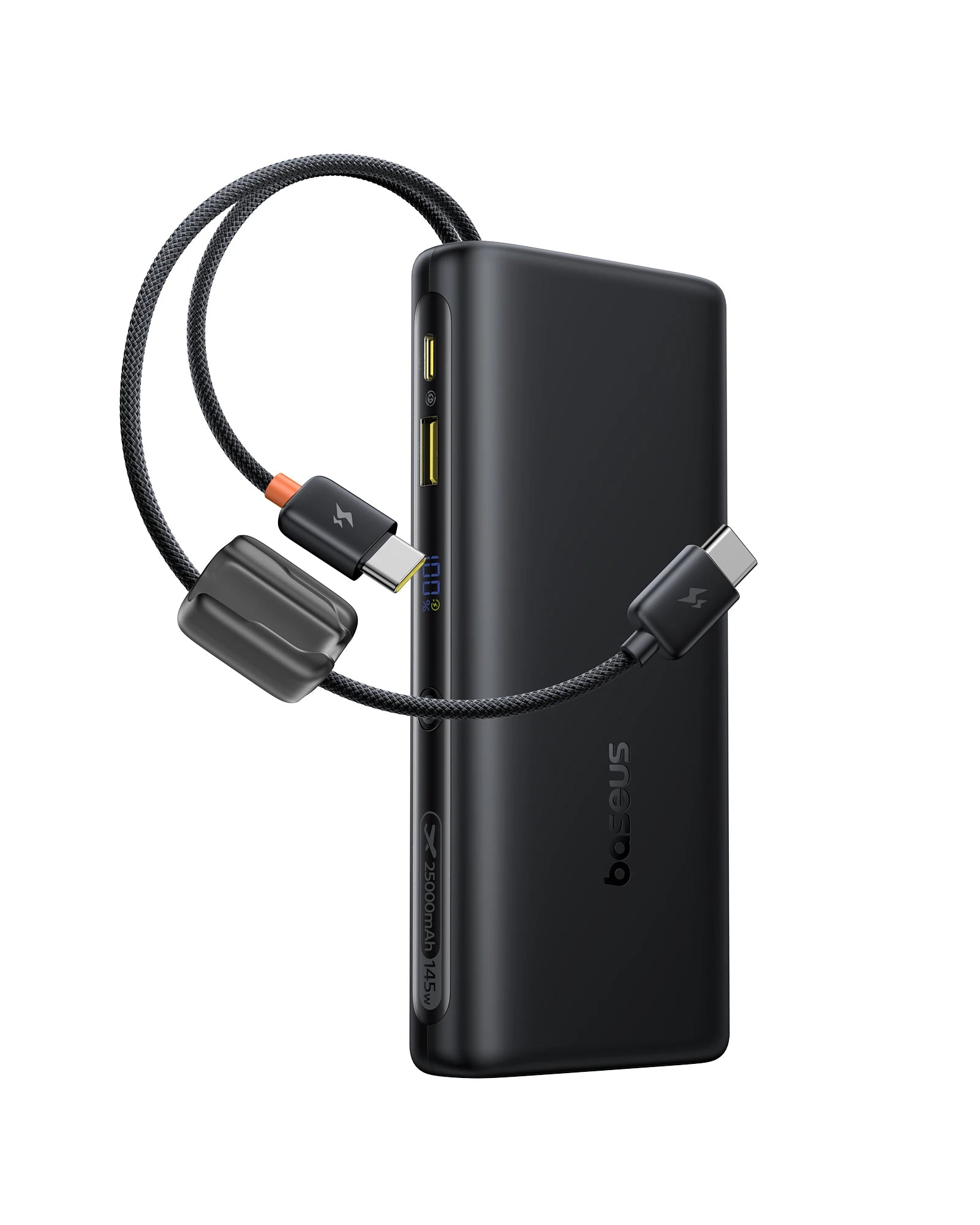 145W Fast Charging 25000mAh Power Bank with Built-in Cables - 27