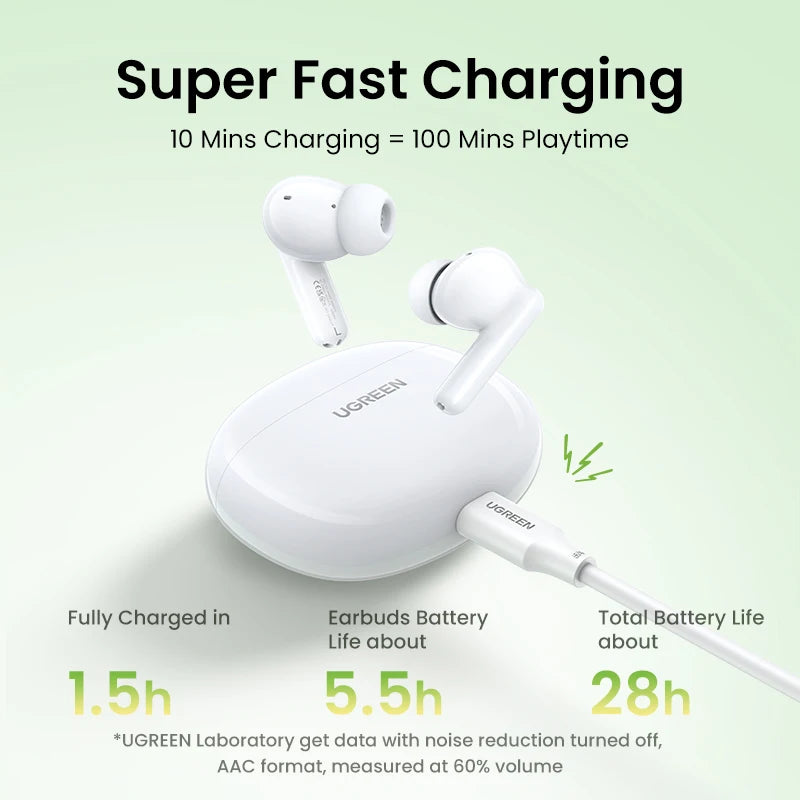 Bluetooth 5.4 Wireless Earbuds with ENC Noise Cancellation - 3