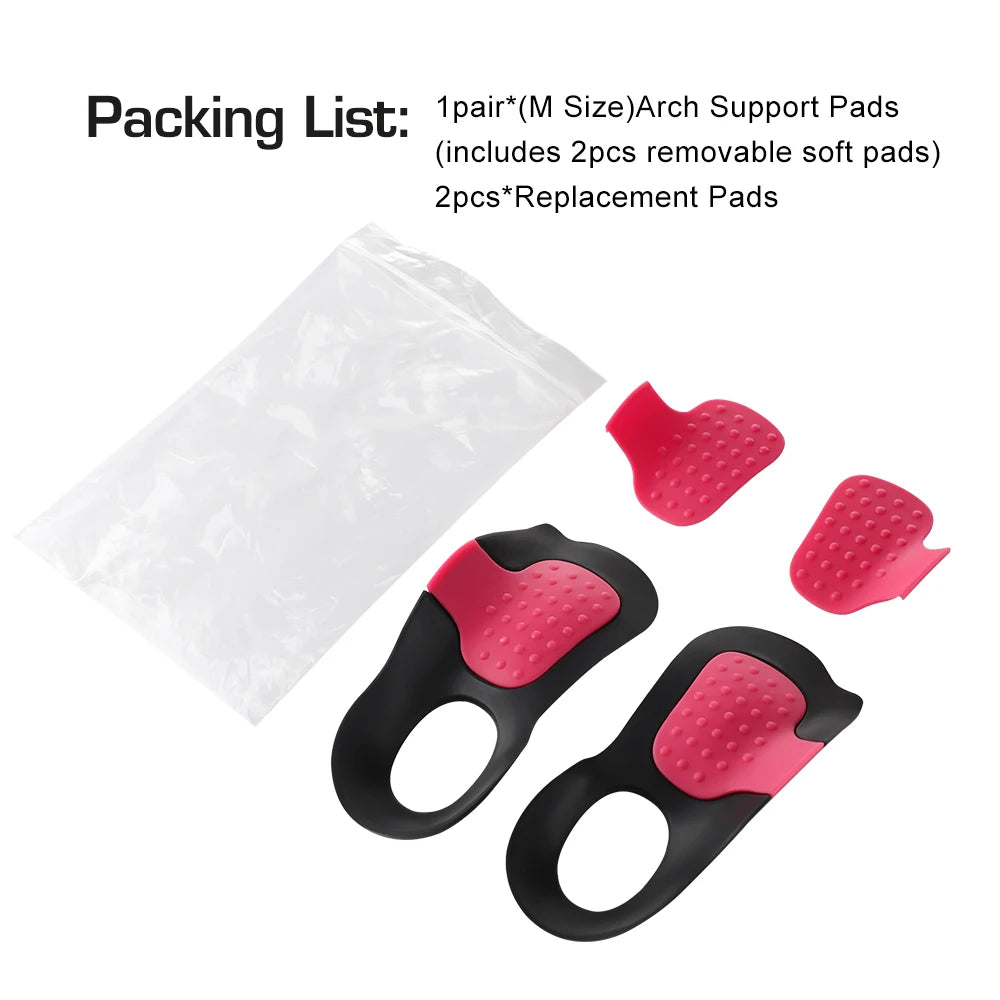 Orthopedic Arch Support Insoles for Flat Feet and Alignment