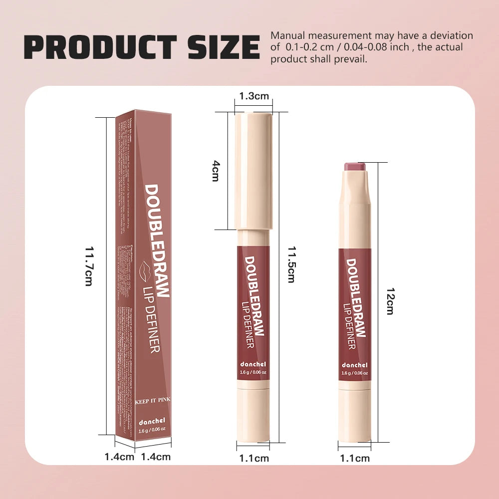 2-in-1 Dual Ended Lip Contour Liner and Hydrating Matte Gloss