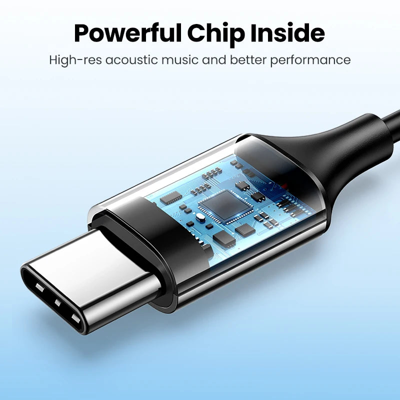 USB-C Wired In-Ear Headphones with Microphone